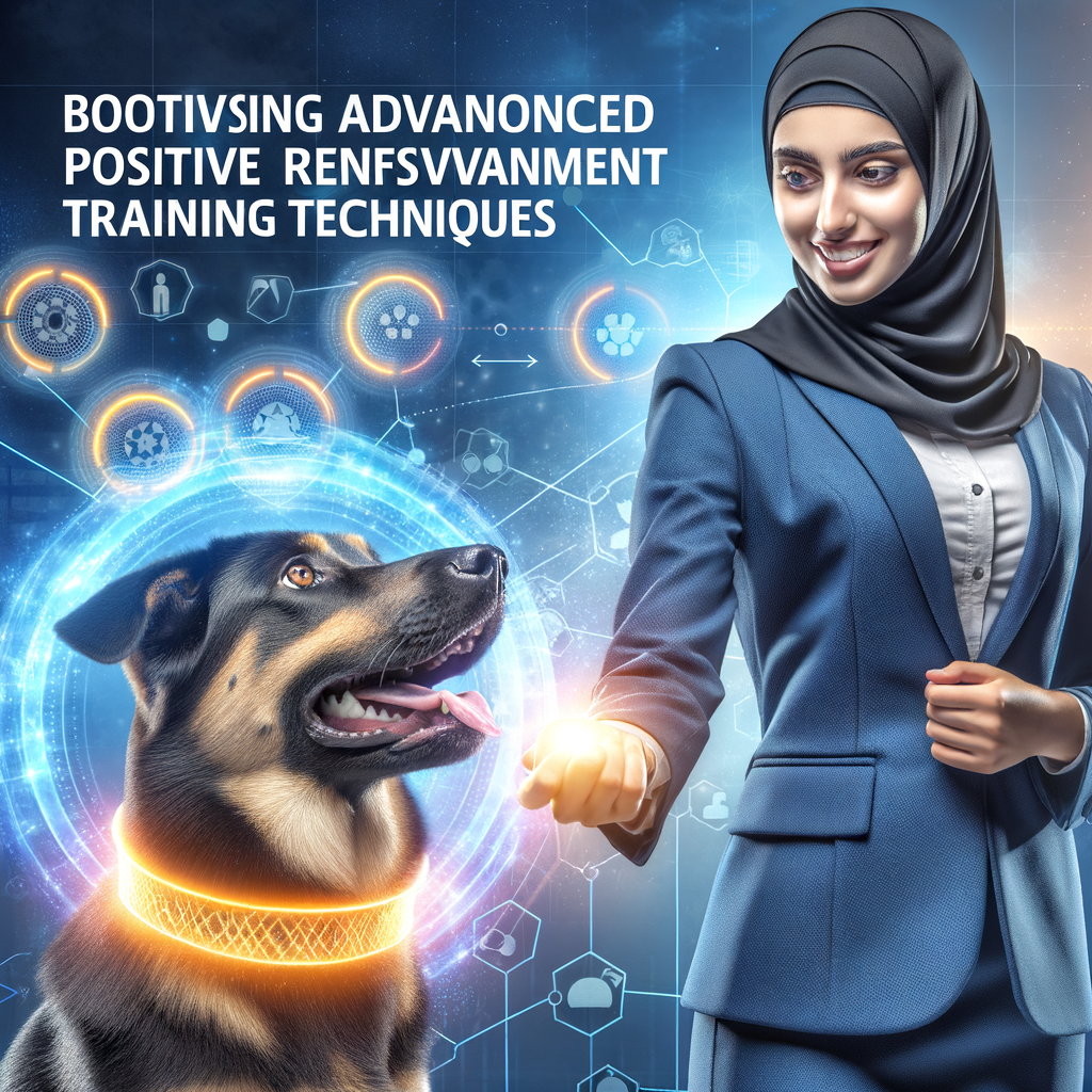 Professional trainer effectively leveling up training methods using advanced positive reinforcement training techniques for better training results.